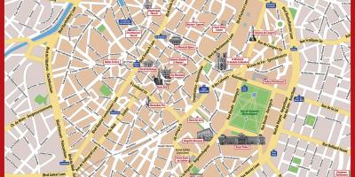 بروكسل خريطة الشارع