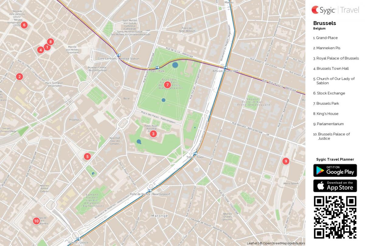 بروكسل بارك خريطة